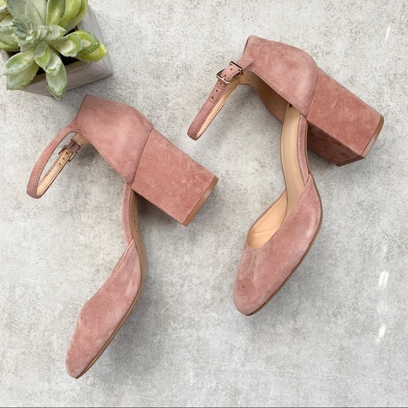 Gianni Bini Shoes - Gianni Bini Blush Suede Heels